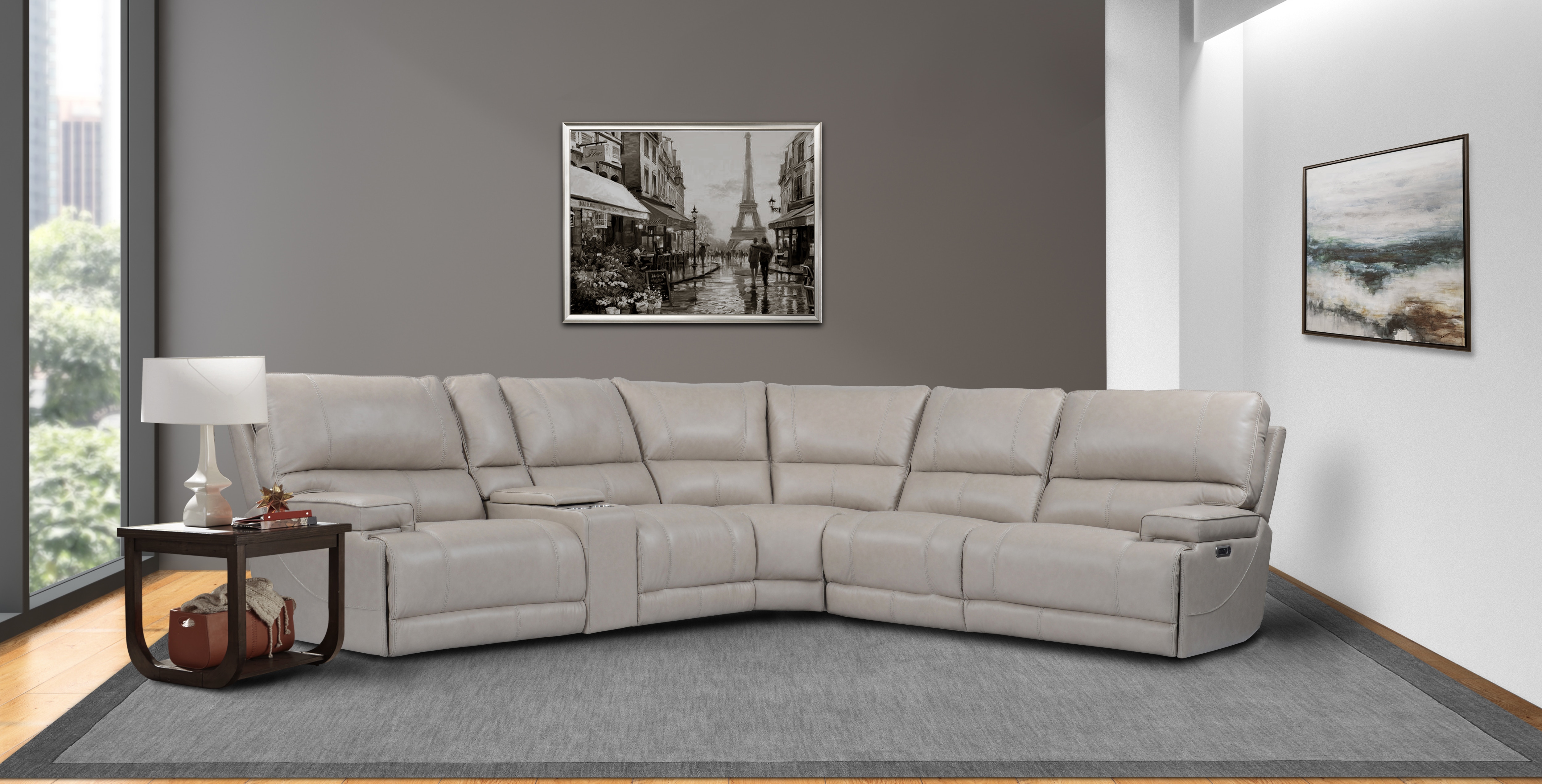 Warrendale beige deals power reclining sofa